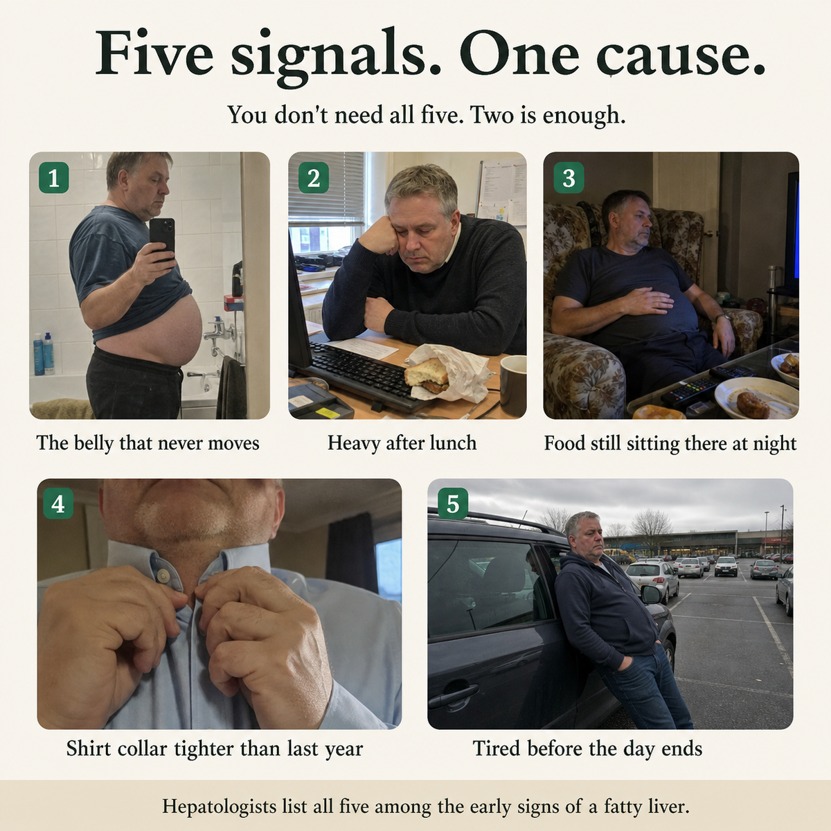 FP2 - Five signals, one cause